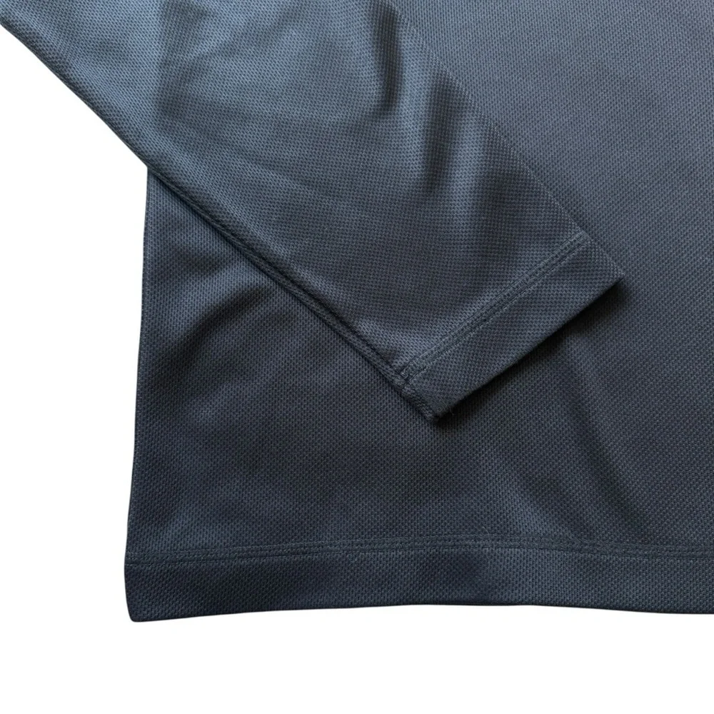 Banana Republic Black Quarter Zip Pullover Jacket Tech Utility Sleeve Pocket M